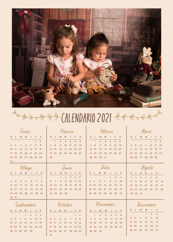 calendario personalizado